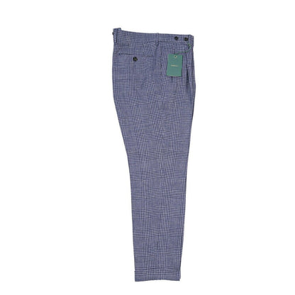 BERWICH “BARBER” リネン100% ツータックスラックス パープル(lt violet) 48 | GUARDAROBA MILANO OFFICIAL STORE