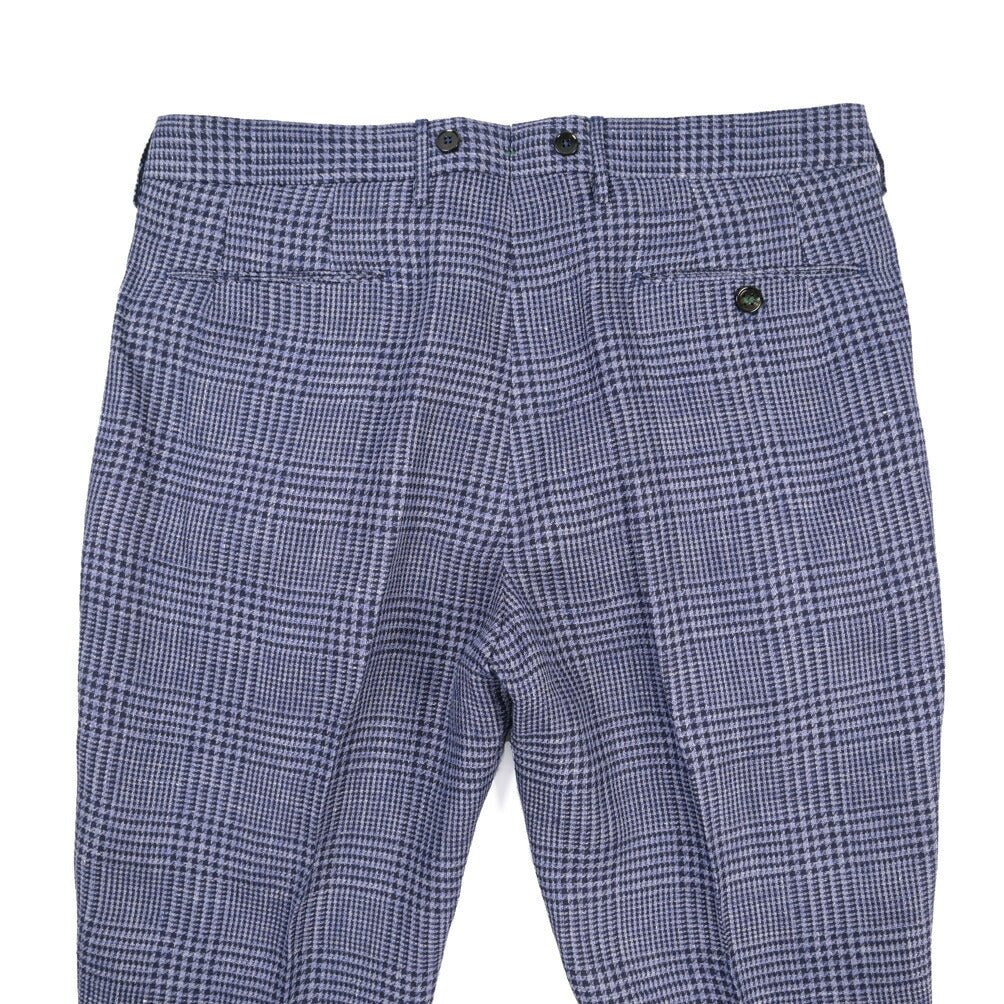 BERWICH “BARBER” リネン100% ツータックスラックス パープル(lt violet) 48 | GUARDAROBA MILANO OFFICIAL STORE
