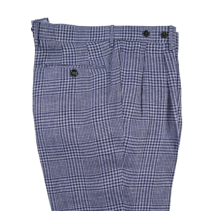 BERWICH “BARBER” リネン100% ツータックスラックス パープル(lt violet) 48 | GUARDAROBA MILANO OFFICIAL STORE