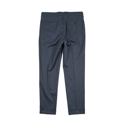 BERWICH “BARBER” コットン100% ツータックチノパンツ(ソラーロ) ネイビー(navy) 46 | GUARDAROBA MILANO OFFICIAL STORE