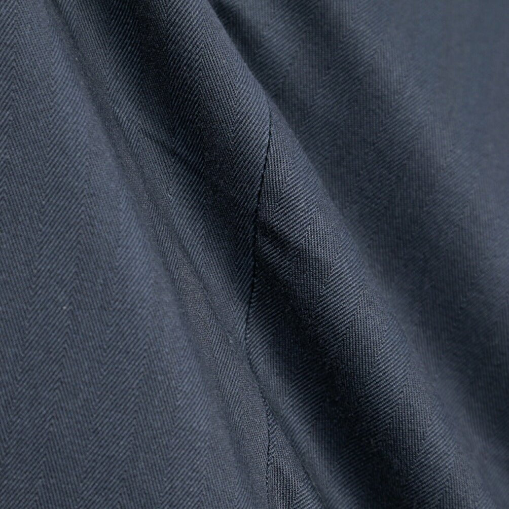 BERWICH “BARBER” コットン100% ツータックチノパンツ(ソラーロ) ネイビー(navy) 46 | GUARDAROBA MILANO OFFICIAL STORE