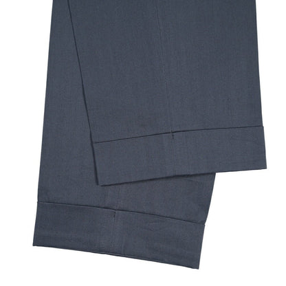 BERWICH “BARBER” コットン100% ツータックチノパンツ(ソラーロ) ネイビー(navy) 46 | GUARDAROBA MILANO OFFICIAL STORE