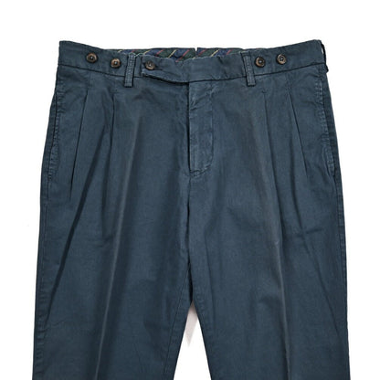 BERWICH "BARBER" ストレッチコットン ツータックスラックス｜425198 - 44｜GUARDAROBA MILANO OFFICIAL STORE