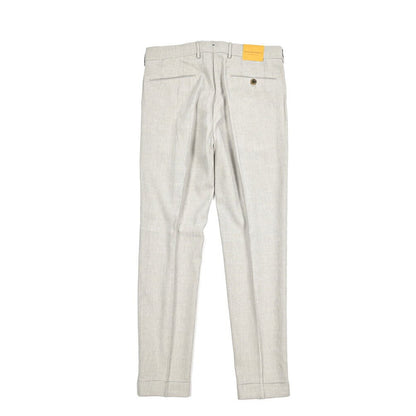 BERWICH "BARBER" リネン混 ツータックスラックス｜425221 - 46｜GUARDAROBA MILANO OFFICIAL STORE