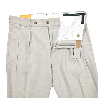 BERWICH "BARBER" リネン混 ツータックスラックス｜425221 - 46｜GUARDAROBA MILANO OFFICIAL STORE