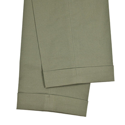 BERWICH "BARBER" ストレッチコットン ツータックスラックス｜425479 - 46｜GUARDAROBA MILANO OFFICIAL STORE