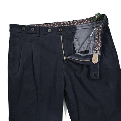 BERWICH "BARBER" ストレッチコットン ツータックパンツ｜433715-48｜GUARDAROBA MILANO OFFICIAL STORE