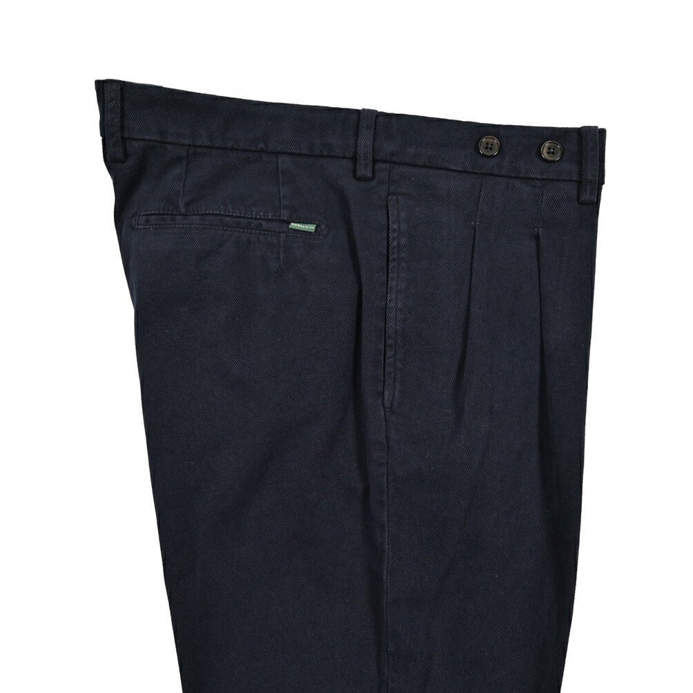 BERWICH "BARBER" ストレッチコットン ツータックパンツ｜433715-48｜GUARDAROBA MILANO OFFICIAL STORE