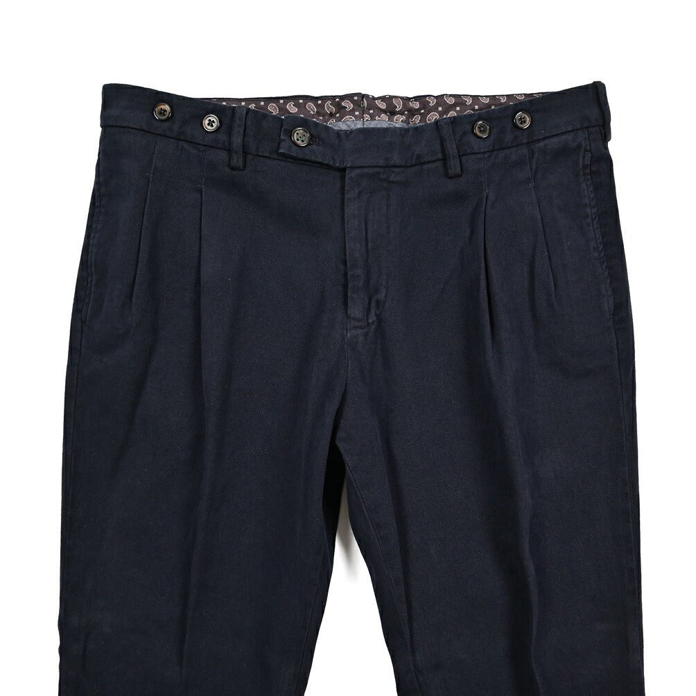 BERWICH "BARBER" ストレッチコットン ツータックパンツ｜433715-48｜GUARDAROBA MILANO OFFICIAL STORE