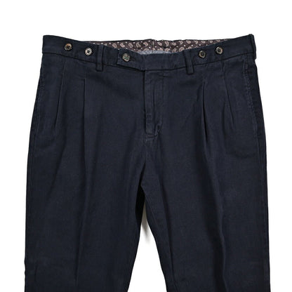 BERWICH "BARBER" ストレッチコットン ツータックパンツ｜433715-48｜GUARDAROBA MILANO OFFICIAL STORE