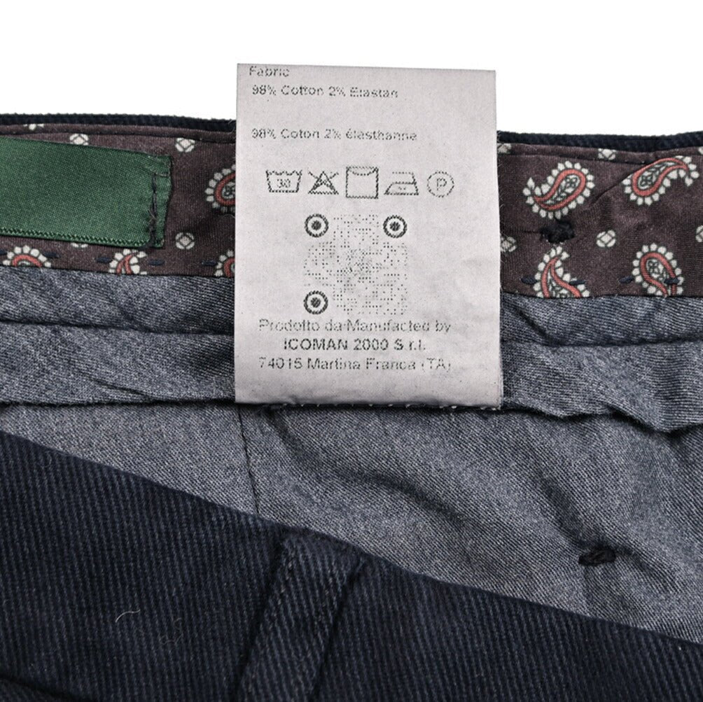 BERWICH "BARBER" ストレッチコットン ツータックパンツ｜433715-48｜GUARDAROBA MILANO OFFICIAL STORE