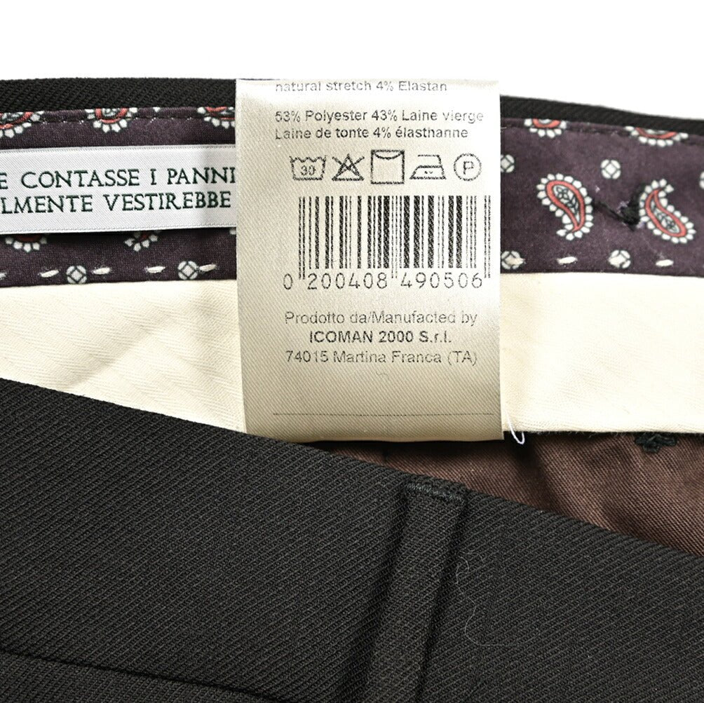 BERWICH "BARBER" 高機能ストレッチウール ツータックスラックス｜433976-46｜GUARDAROBA MILANO OFFICIAL STORE