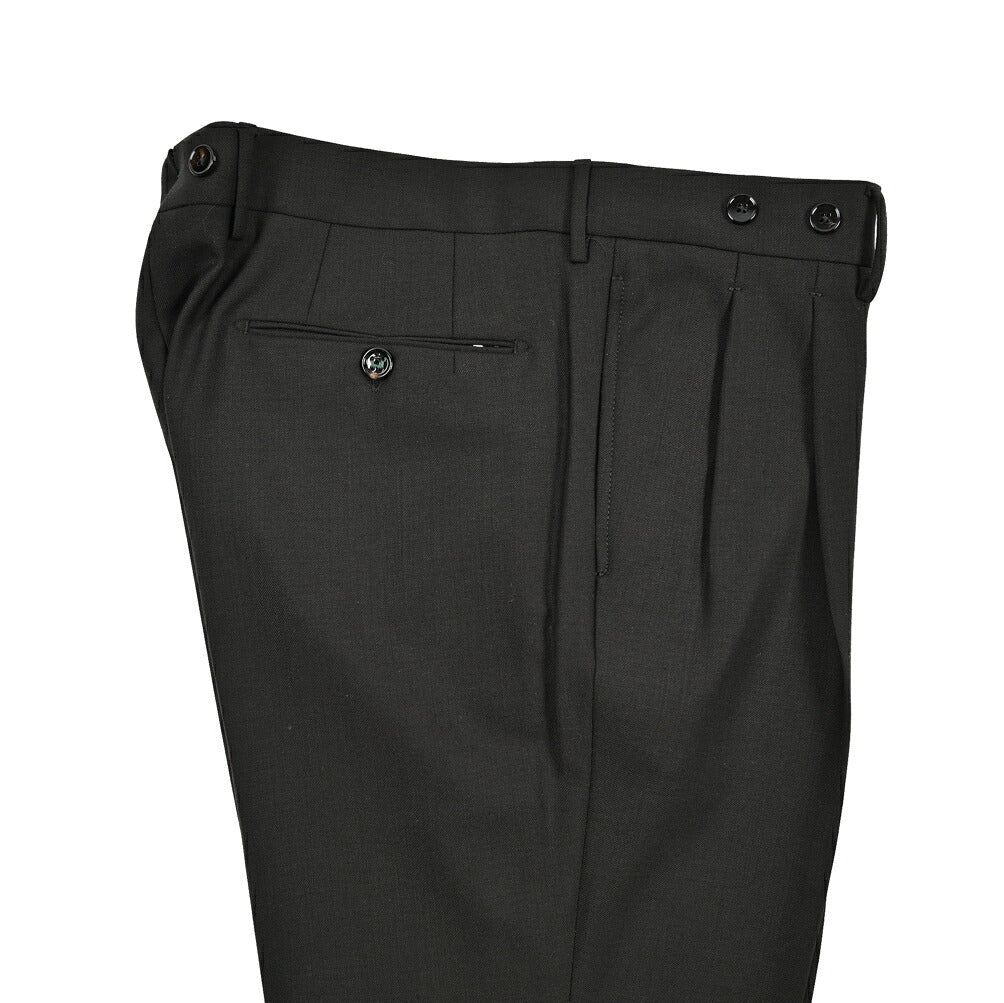 BERWICH "BARBER" 高機能ストレッチウール ツータックスラックス｜433976-46｜GUARDAROBA MILANO OFFICIAL STORE