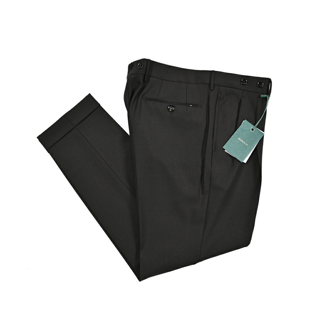 BERWICH "BARBER" 高機能ストレッチウール ツータックスラックス｜433976-46｜GUARDAROBA MILANO OFFICIAL STORE