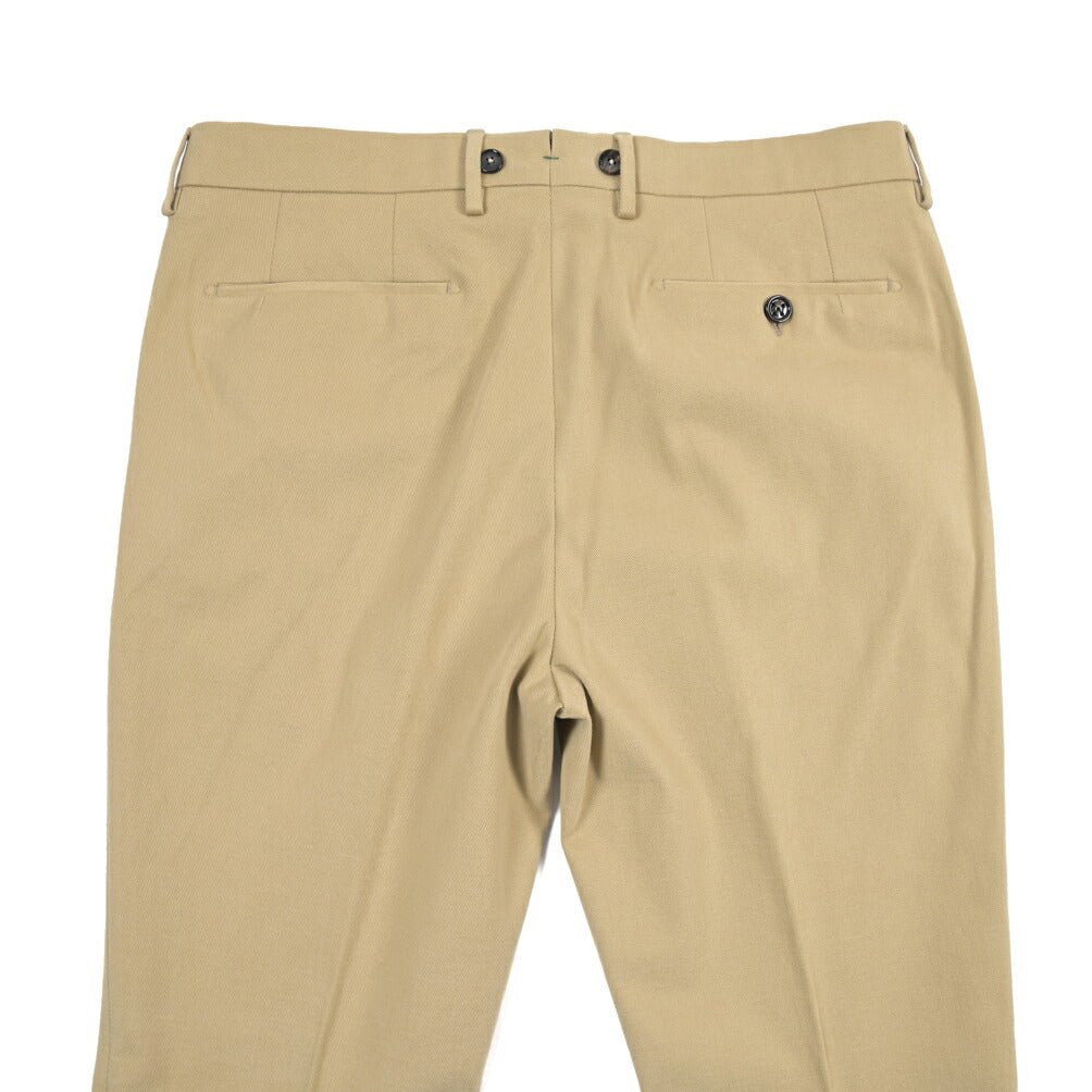 BERWICH “BARBER” ストレッチコットン ツータックパンツ ベージュ(beige) 48 | GUARDAROBA MILANO OFFICIAL STORE