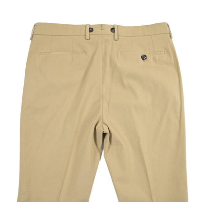 BERWICH “BARBER” ストレッチコットン ツータックパンツ ベージュ(beige) 48 | GUARDAROBA MILANO OFFICIAL STORE