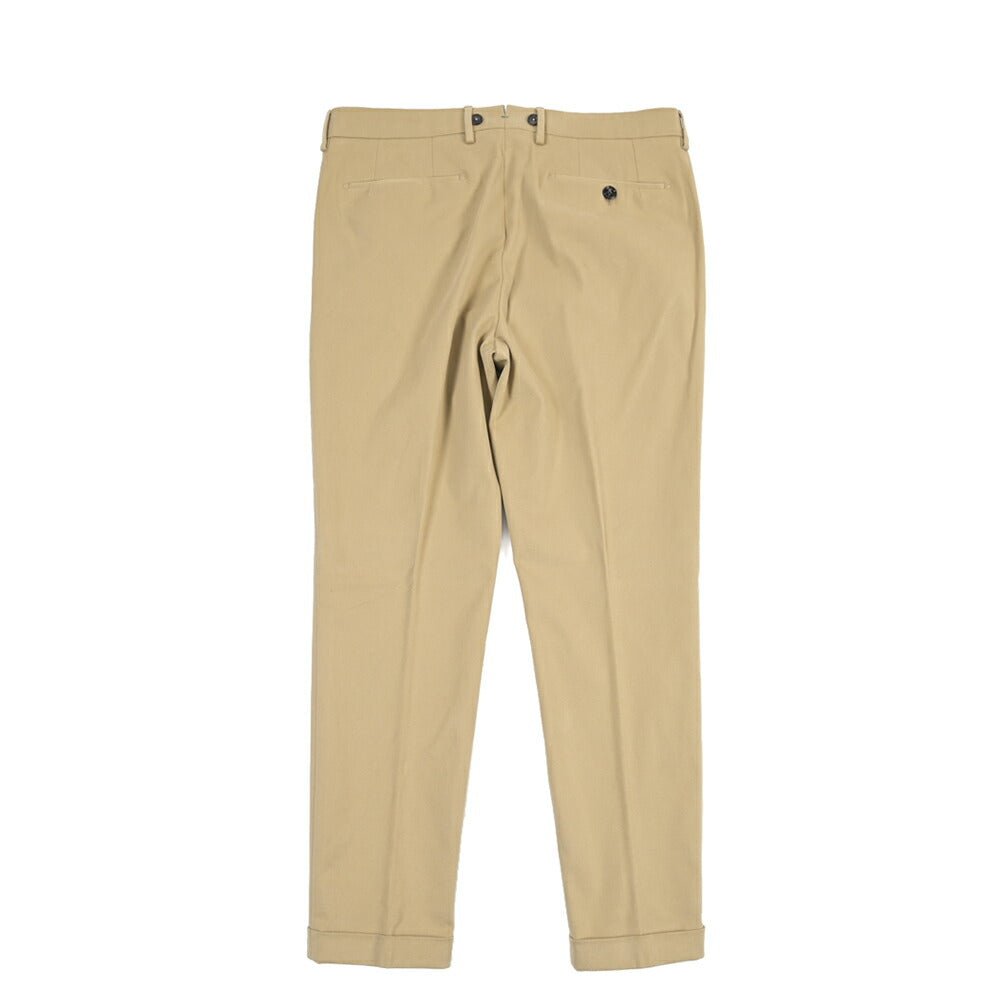 BERWICH “BARBER” ストレッチコットン ツータックパンツ ベージュ(beige) 48 | GUARDAROBA MILANO OFFICIAL STORE
