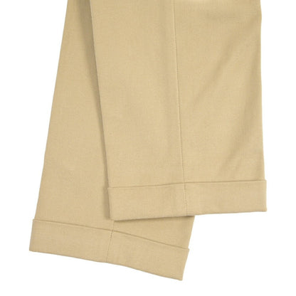 BERWICH “BARBER” ストレッチコットン ツータックパンツ ベージュ(beige) 48 | GUARDAROBA MILANO OFFICIAL STORE