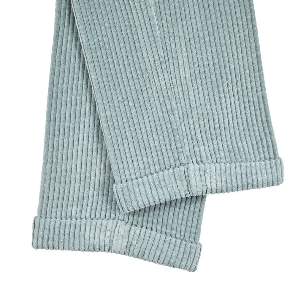 BERWICH “BARBER - GD” コットン100% 太畝コーデュロイツータックパンツ ブルー(ds1471) 44 | GUARDAROBA MILANO OFFICIAL STORE