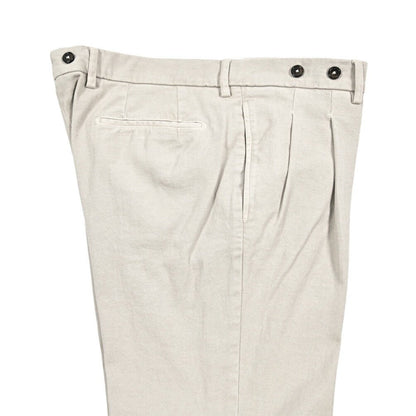 BERWICH "BARBER - GD" ストレッチコットン ツータックパンツ｜433619-48｜GUARDAROBA MILANO OFFICIAL STORE