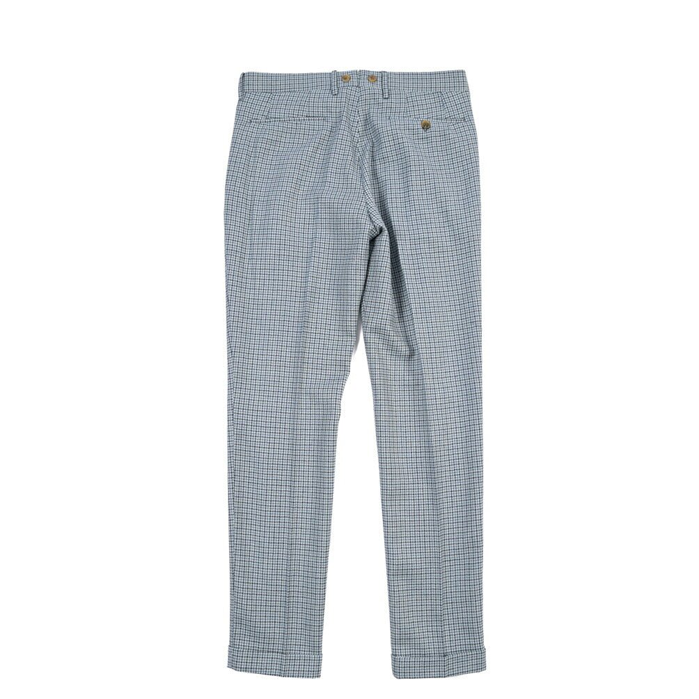 BERWICH “BARBER LONG” ヴァージンウール100% ツータックスラックス ブルー(sky) 46 | GUARDAROBA MILANO OFFICIAL STORE