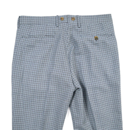 BERWICH “BARBER LONG” ヴァージンウール100% ツータックスラックス ブルー(sky) 46 | GUARDAROBA MILANO OFFICIAL STORE