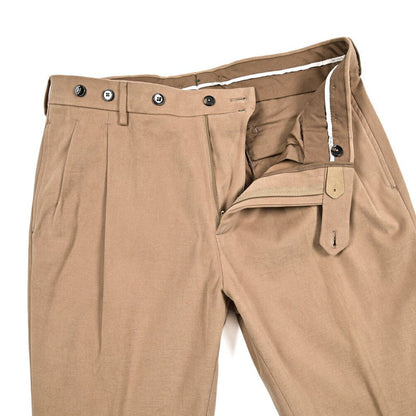 BERWICH "BARBER LONG" ストレッチコットン ツータックパンツ｜433630-44｜GUARDAROBA MILANO OFFICIAL STORE