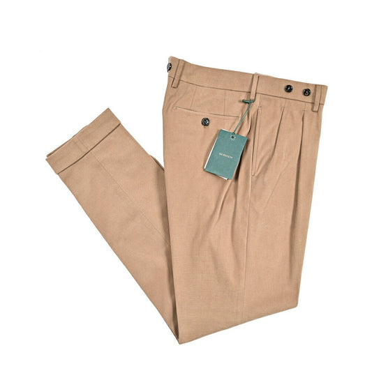 BERWICH "BARBER LONG" ストレッチコットン ツータックパンツ｜433630-44｜GUARDAROBA MILANO OFFICIAL STORE