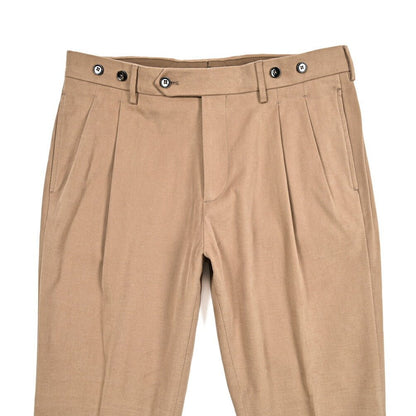 BERWICH "BARBER LONG" ストレッチコットン ツータックパンツ｜433630-44｜GUARDAROBA MILANO OFFICIAL STORE