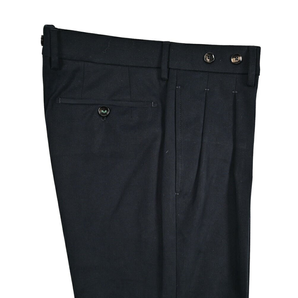 BERWICH "BARBER LONG" ストレッチコットン ツータックスラックス｜434050｜GUARDAROBA MILANO OFFICIAL STORE