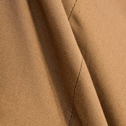 BERWICH "BARBER LONG" ストレッチコットン ツータックパンツ ブラウン(khaki) 46 | GUARDAROBA MILANO OFFICIAL STORE