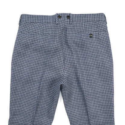 BERWICH “BARBER LONG” コットン混リネン ツータックパンツ ネイビー(blue) 46 | GUARDAROBA MILANO OFFICIAL STORE
