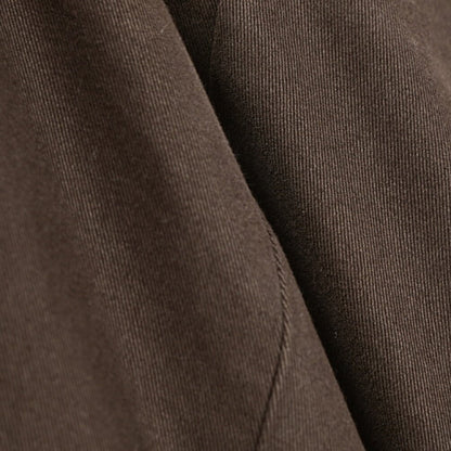 BERWICH “BARBER LONG - GD” ストレッチコットン ツータックパンツ ブラウン(moro1432) 50 | GUARDAROBA MILANO OFFICIAL STORE