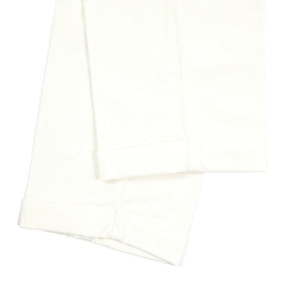 BERWICH “BARBERLONG-GD” ストレッチコットン 細畝コーデュロイパンツ ホワイト(ds800) 46 | GUARDAROBA MILANO OFFICIAL STORE