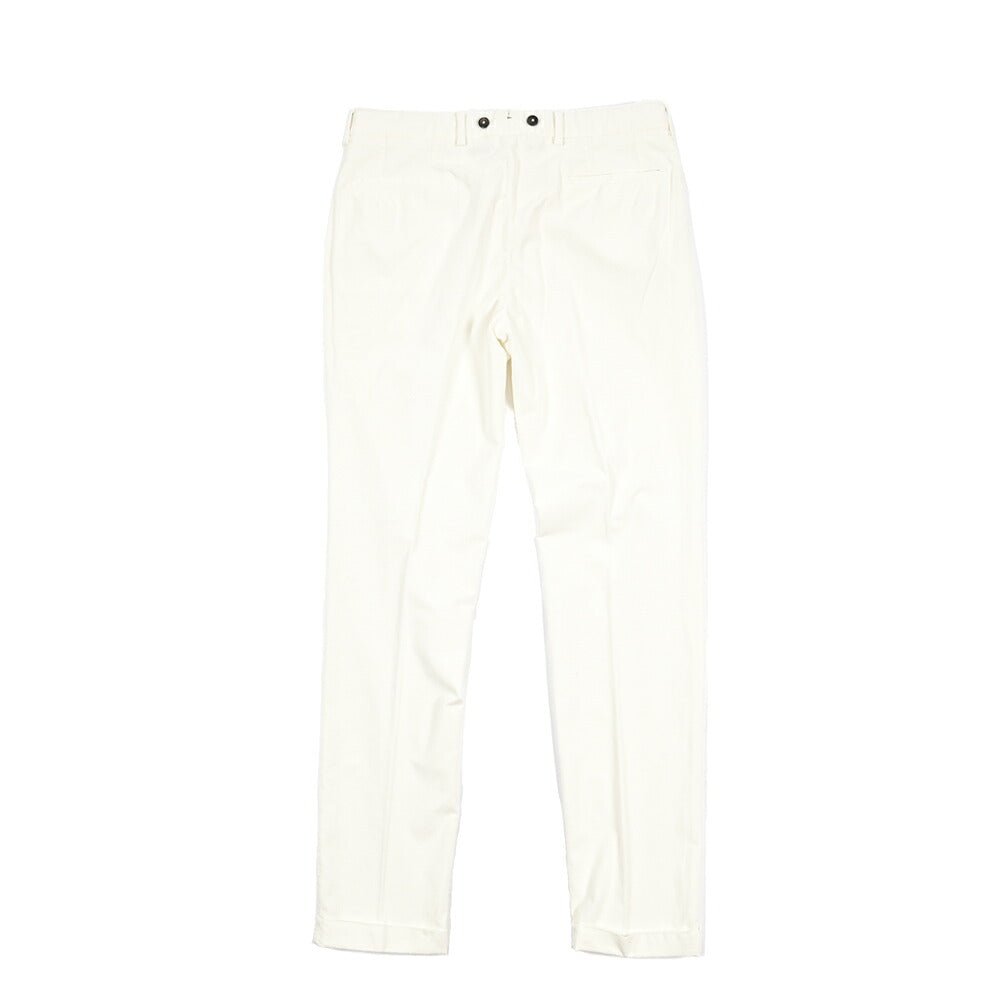 BERWICH “BARBERLONG-GD” ストレッチコットン 細畝コーデュロイパンツ ホワイト(ds800) 46 | GUARDAROBA MILANO OFFICIAL STORE