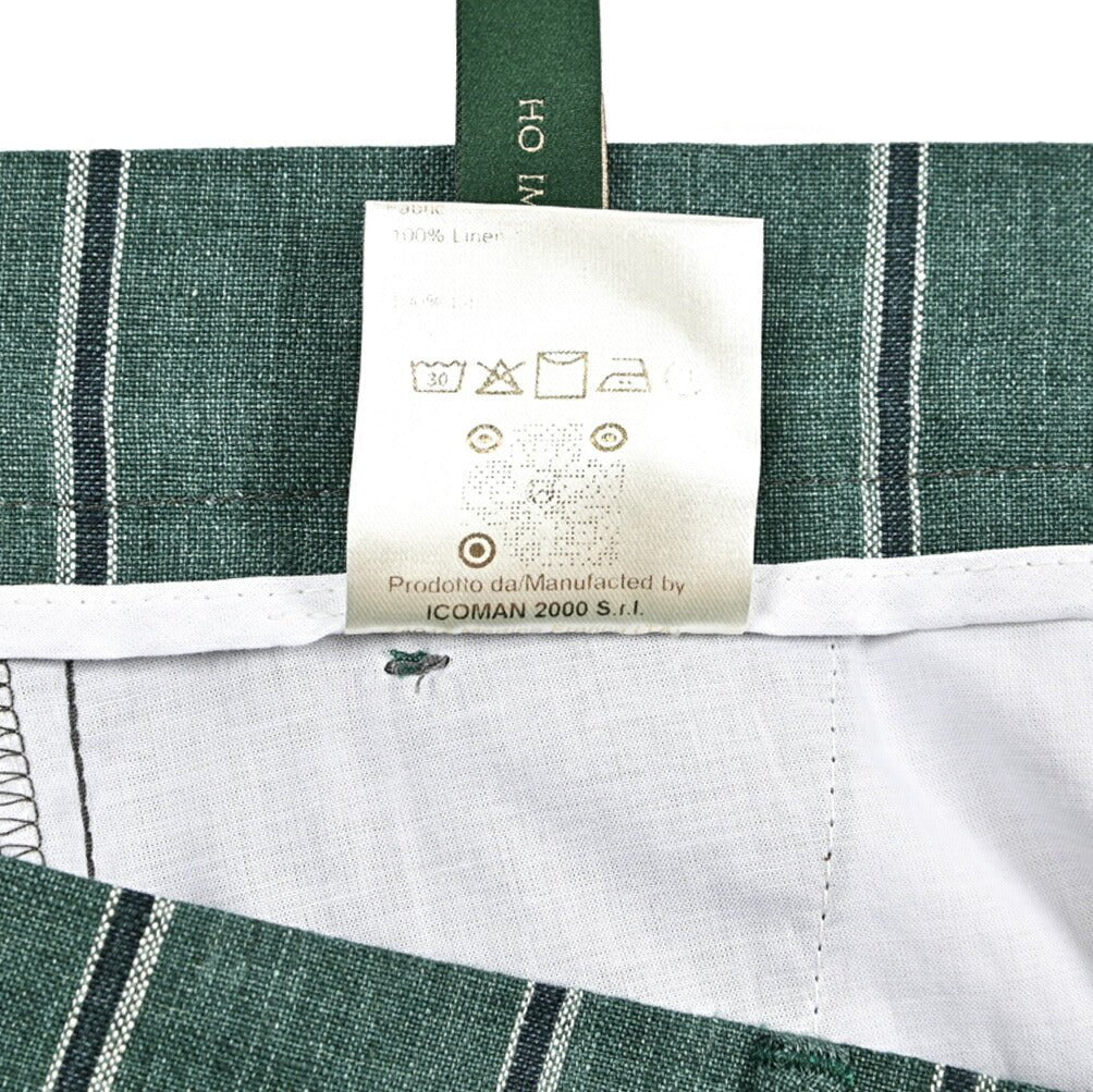 BERWICH "BER_MUDA" リネン100% ノータックショーツ グリーン(gem green) 54 | GUARDAROBA MILANO OFFICIAL STORE