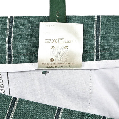 BERWICH "BER_MUDA" リネン100% ノータックショーツ グリーン(gem green) 54 | GUARDAROBA MILANO OFFICIAL STORE