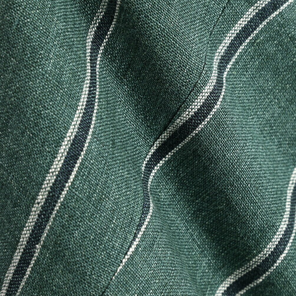 BERWICH "BER_MUDA" リネン100% ノータックショーツ グリーン(gem green) 54 | GUARDAROBA MILANO OFFICIAL STORE