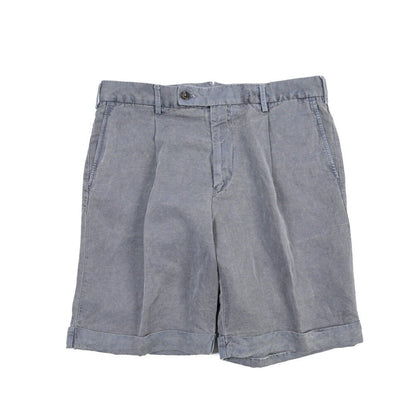 BERWICH “BERMUDA 1P-GD” リヨセル混リネン ワンタックショーツ ブルーグレー(slav1341) 48 | GUARDAROBA MILANO OFFICIAL STORE