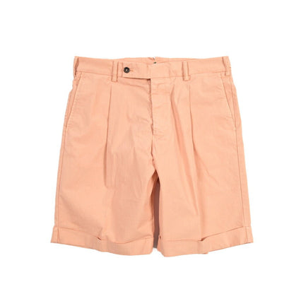 BERWICH “BERMUDA 1P-GD” ストレッチコットン ワンタックショーツ オレンジ(pesco895) 46 | GUARDAROBA MILANO OFFICIAL STORE