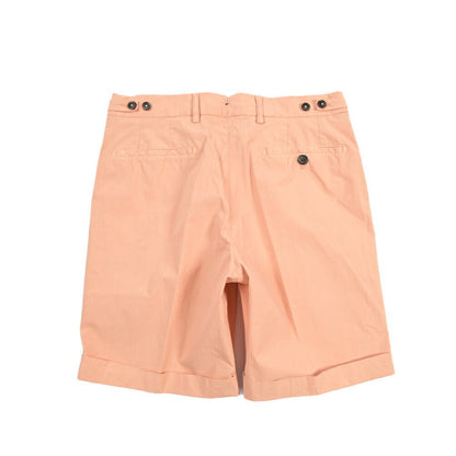 BERWICH “BERMUDA 1P-GD” ストレッチコットン ワンタックショーツ オレンジ(pesco895) 46 | GUARDAROBA MILANO OFFICIAL STORE