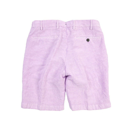 BERWICH “BERMUDA ELAX-GD” リヨセル混リネン ノータックショーツ パープル(lilla442) 48 | GUARDAROBA MILANO OFFICIAL STORE