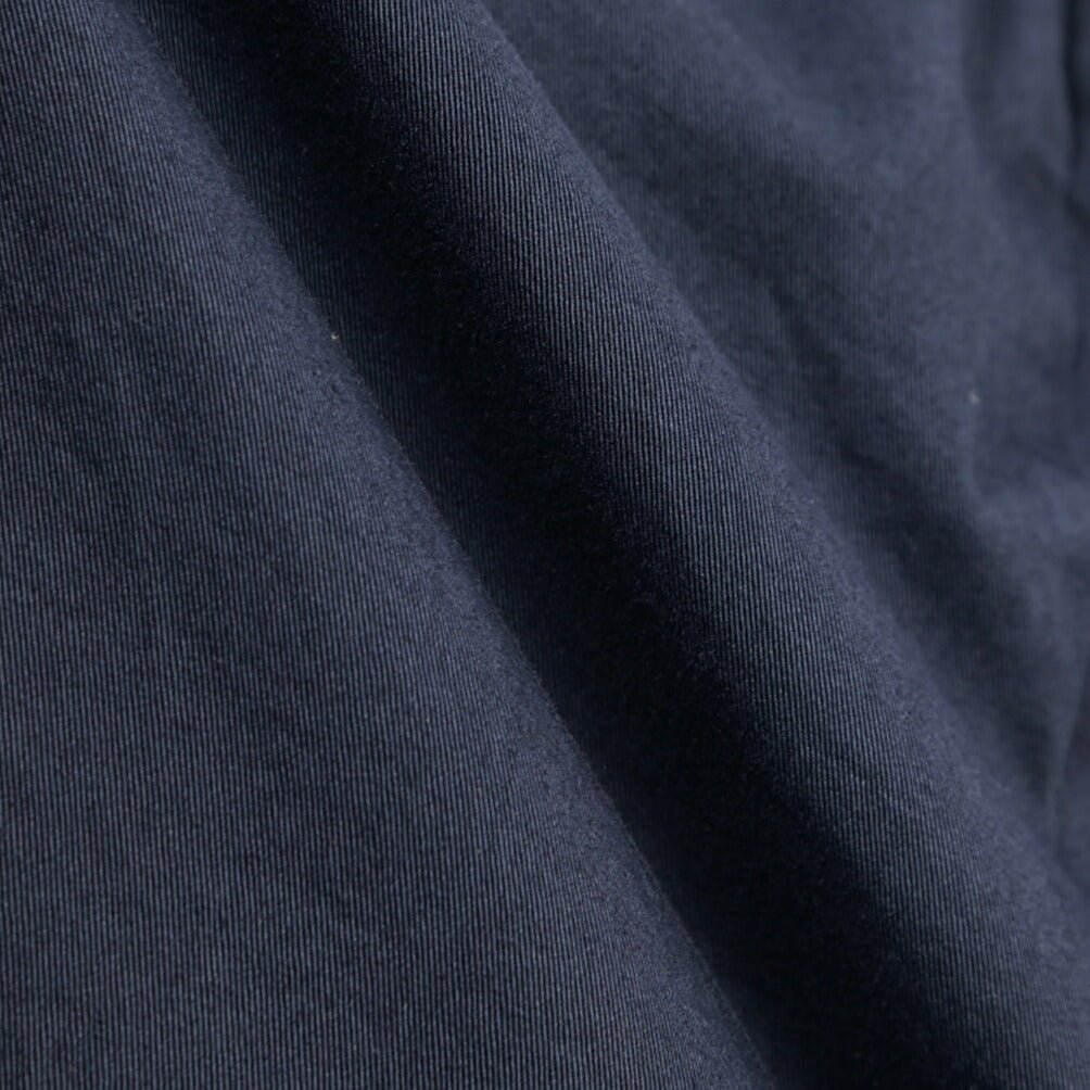 BERWICH “BERMUDA ELAX-GD” ストレッチコットン ノータックショーツ / 製品染め ネイビー(indigo339) 48 | GUARDAROBA MILANO OFFICIAL STORE