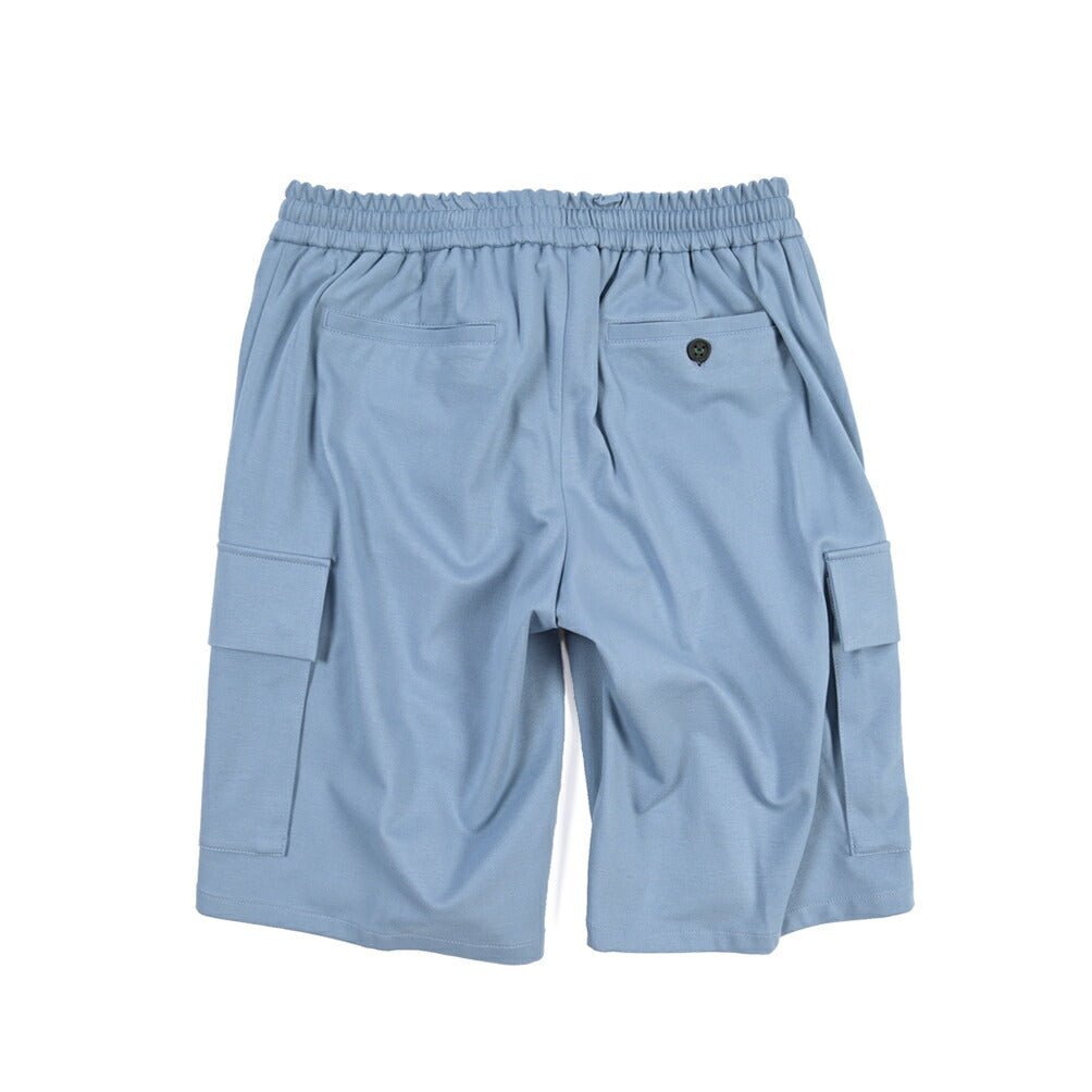 BERWICH “BERMUDA SAFARI” ストレッチナイロン ジャージーショーツ ブルー(azure) S | GUARDAROBA MILANO OFFICIAL STORE