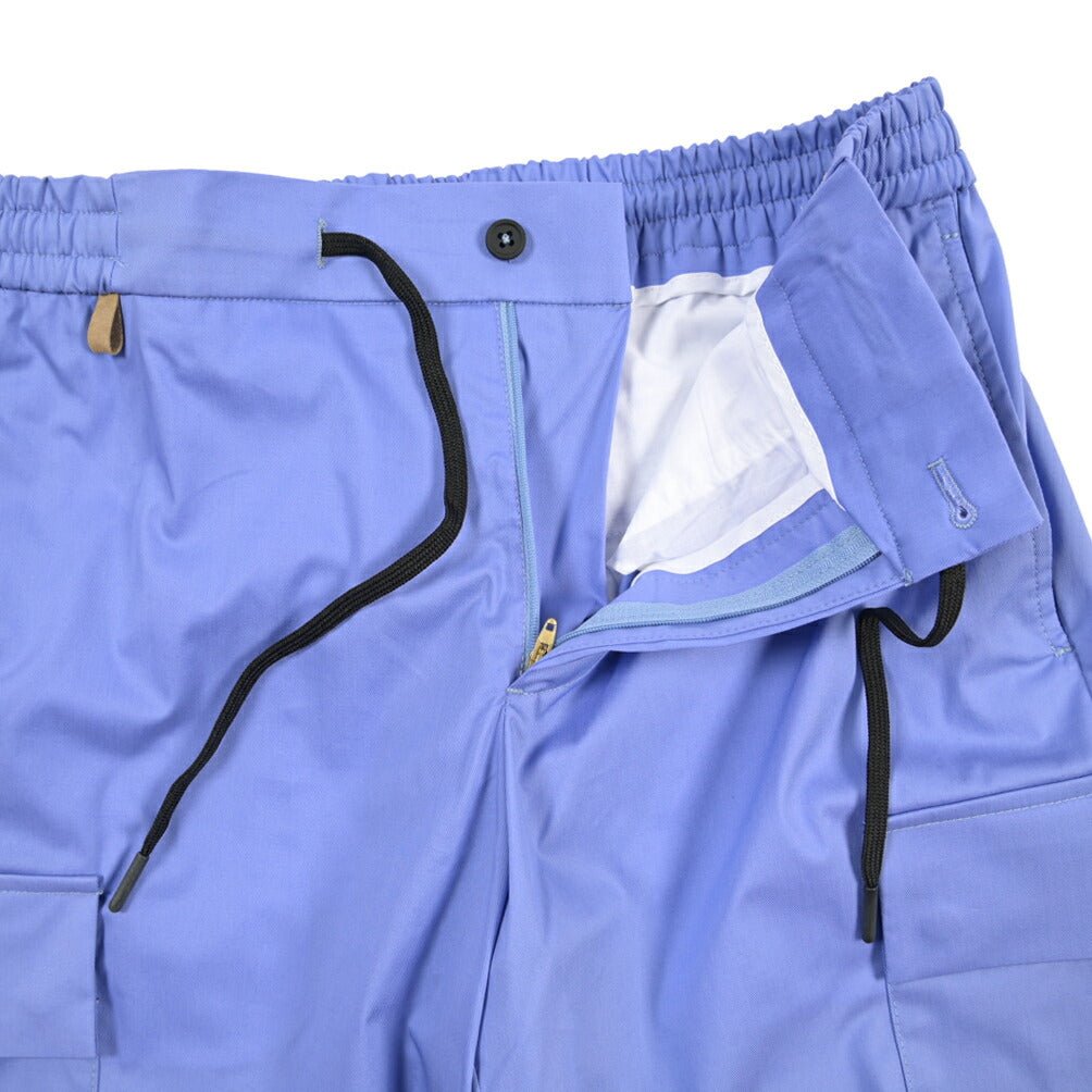 BERWICH “BERMUDA SAFARI” ナイロン混コットン ストレッチショーツ パープル(lt violet) S | GUARDAROBA MILANO OFFICIAL STORE