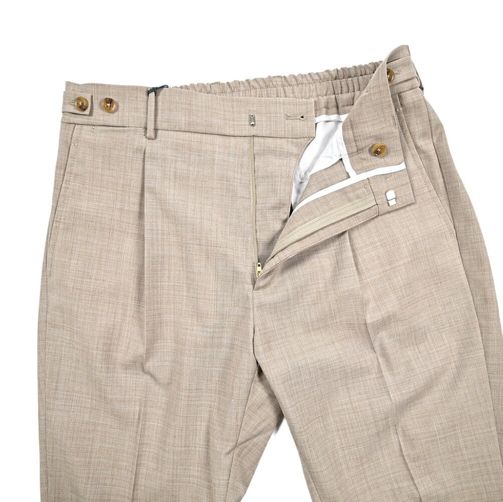 BERWICH "BERTO" ポリエステル混ウール ストレッチイージースラックス｜425449 - 46｜GUARDAROBA MILANO OFFICIAL STORE