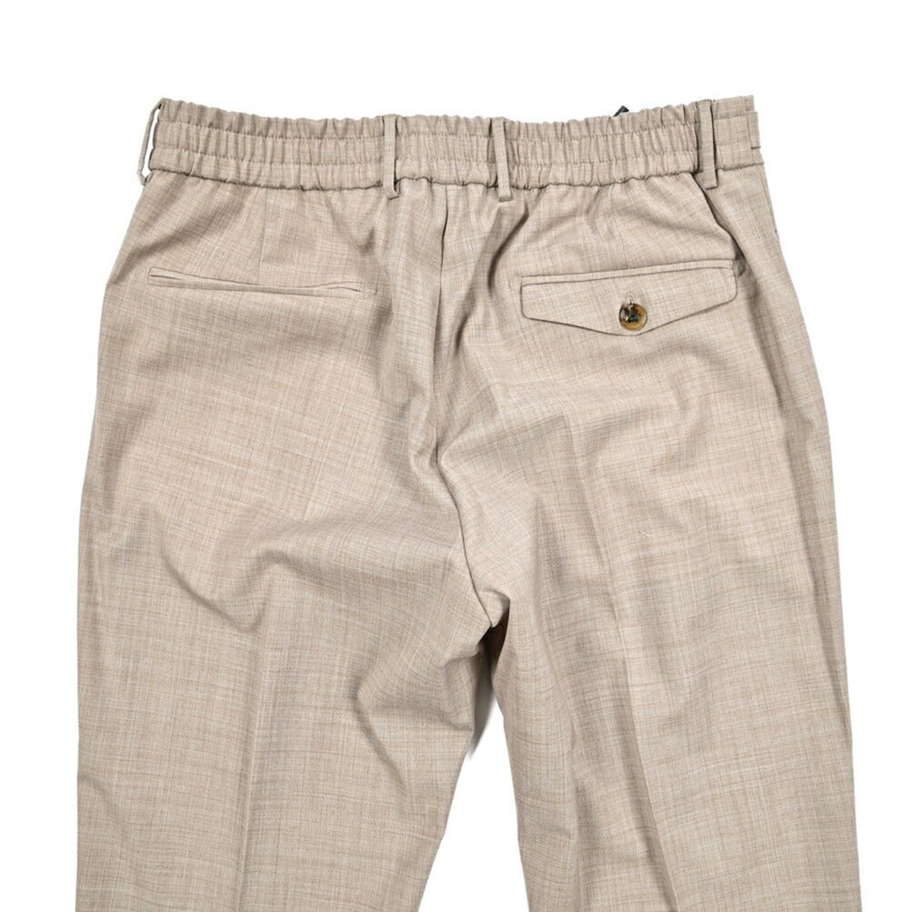 BERWICH "BERTO" ポリエステル混ウール ストレッチイージースラックス｜425449 - 46｜GUARDAROBA MILANO OFFICIAL STORE
