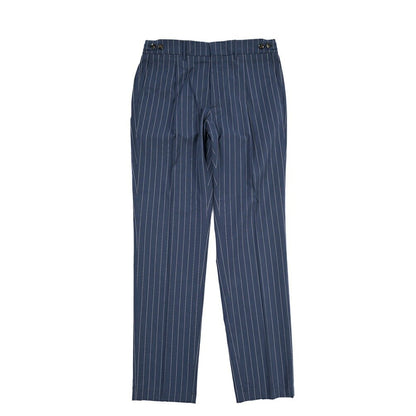 BERWICH “BERTO” リヨセル混コットン ワンタックパンツ ネイビー(navy) 50 | GUARDAROBA MILANO OFFICIAL STORE