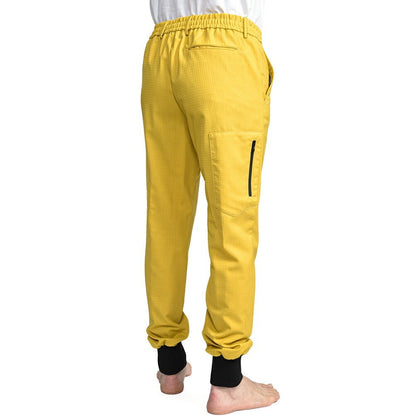 BERWICH "CERVINIA" ナイロン混ウール ドローコード付きイージーパンツ イエロー(yellow) 46 | GUARDAROBA MILANO OFFICIAL STORE