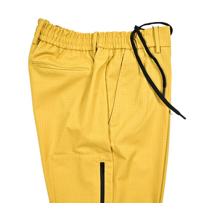 BERWICH "CERVINIA" ナイロン混ウール ドローコード付きイージーパンツ イエロー(yellow) 46 | GUARDAROBA MILANO OFFICIAL STORE